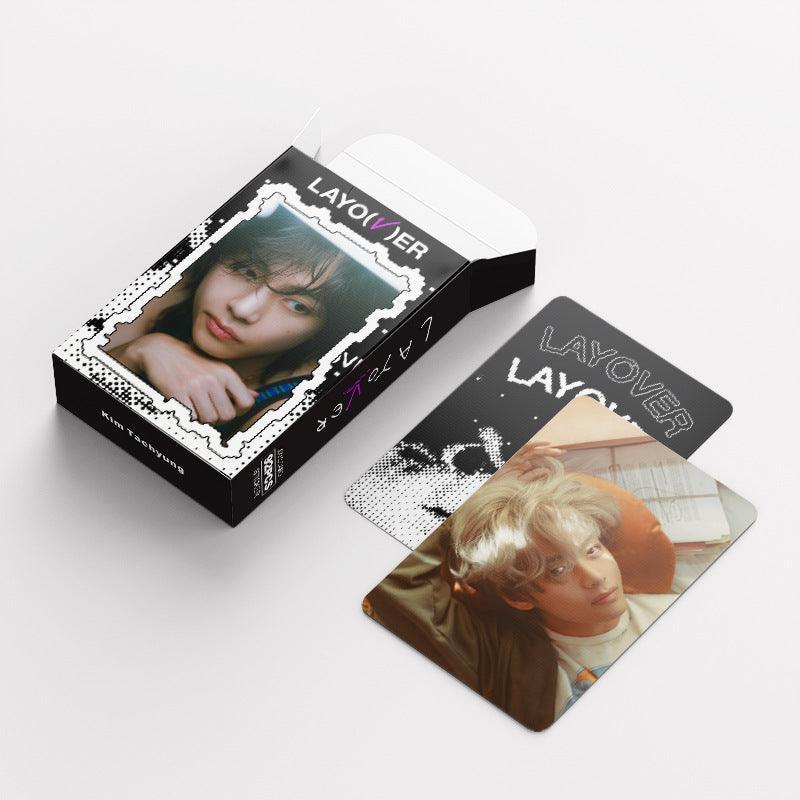 V LAYOVER PHOTOCARDS 92 PCS (60 PHOTOCARDS + 32 STICKERS)