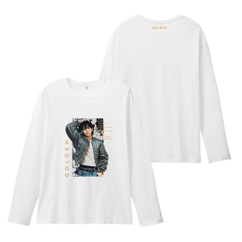JUNGKOOK GOLDEN MERCH SHIRT 100% COTTON