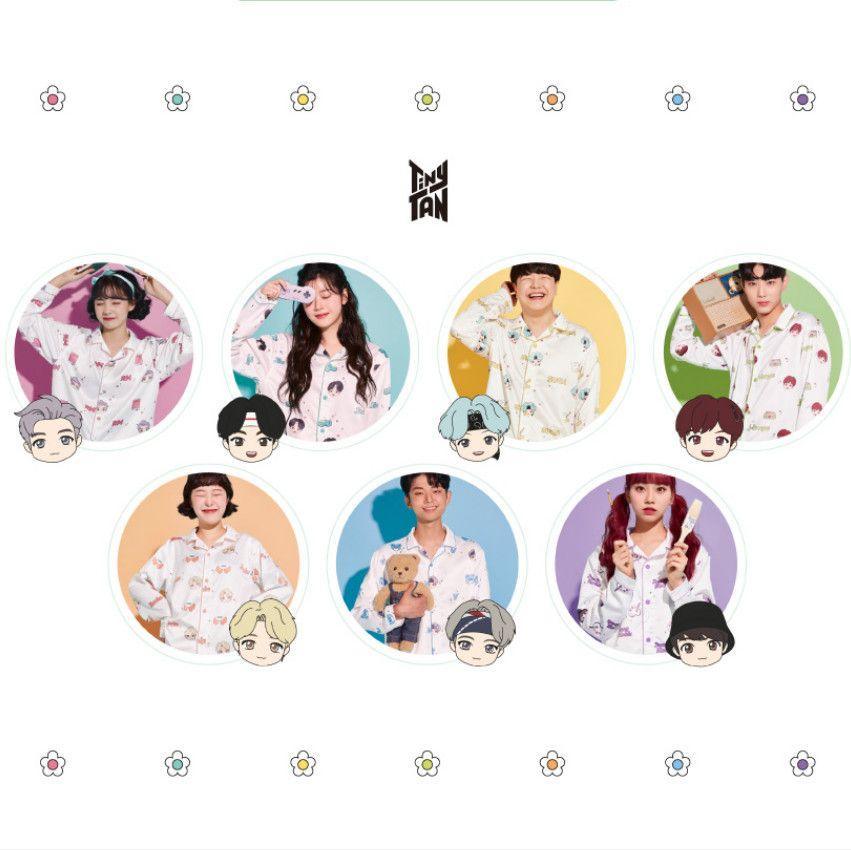 BTS MERCH  TINY TAN MIC DROP PAJAMAS (all members)