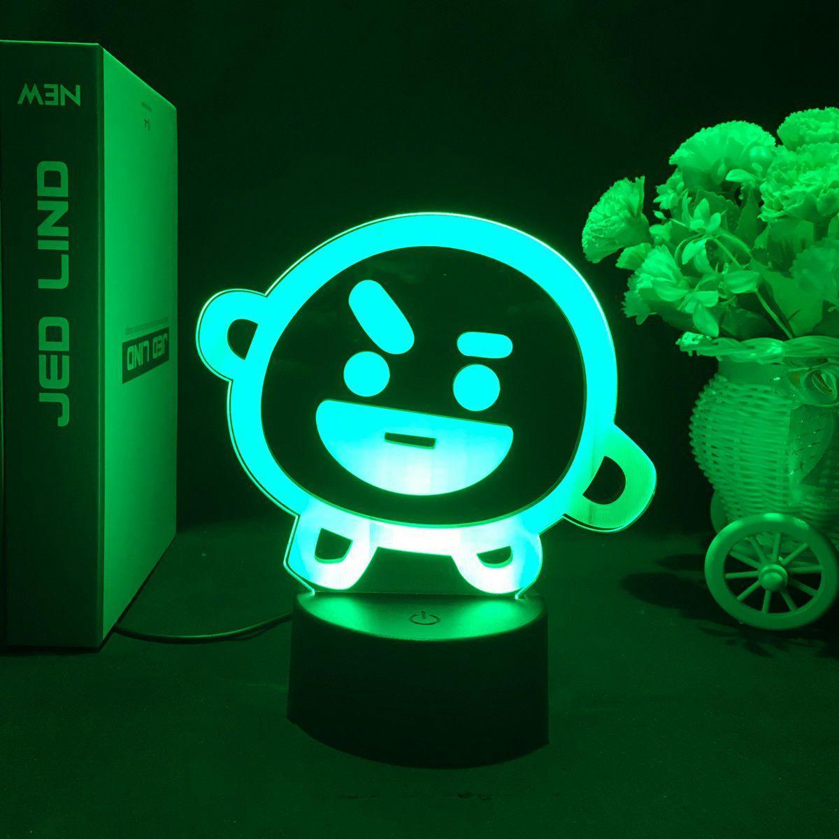BT21 LAMP LED COLOR CHANGING LIGHT (16 COLORS) WITH REMOTE CONTROL