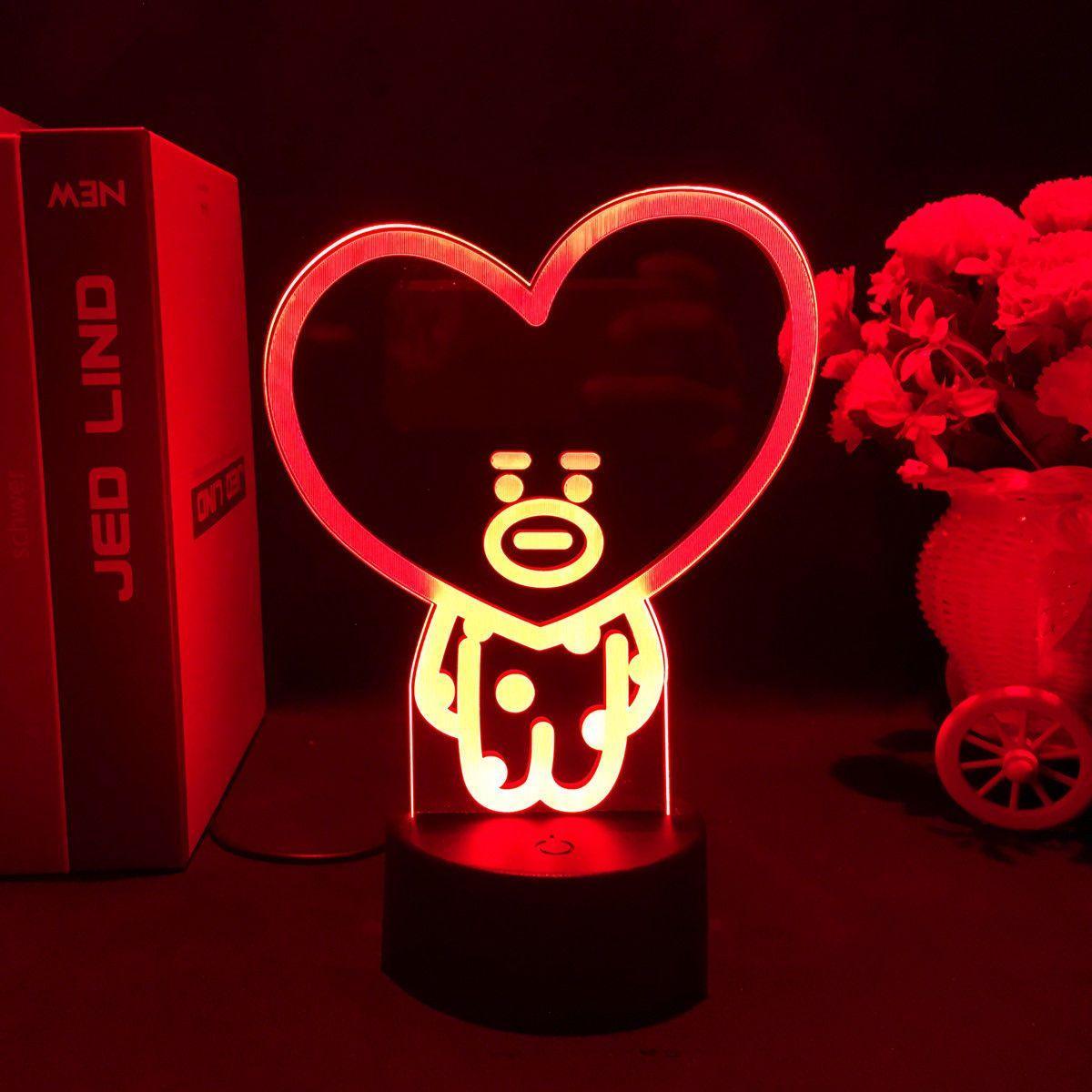 BT21 LAMP LED COLOR CHANGING LIGHT (16 COLORS) WITH REMOTE CONTROL