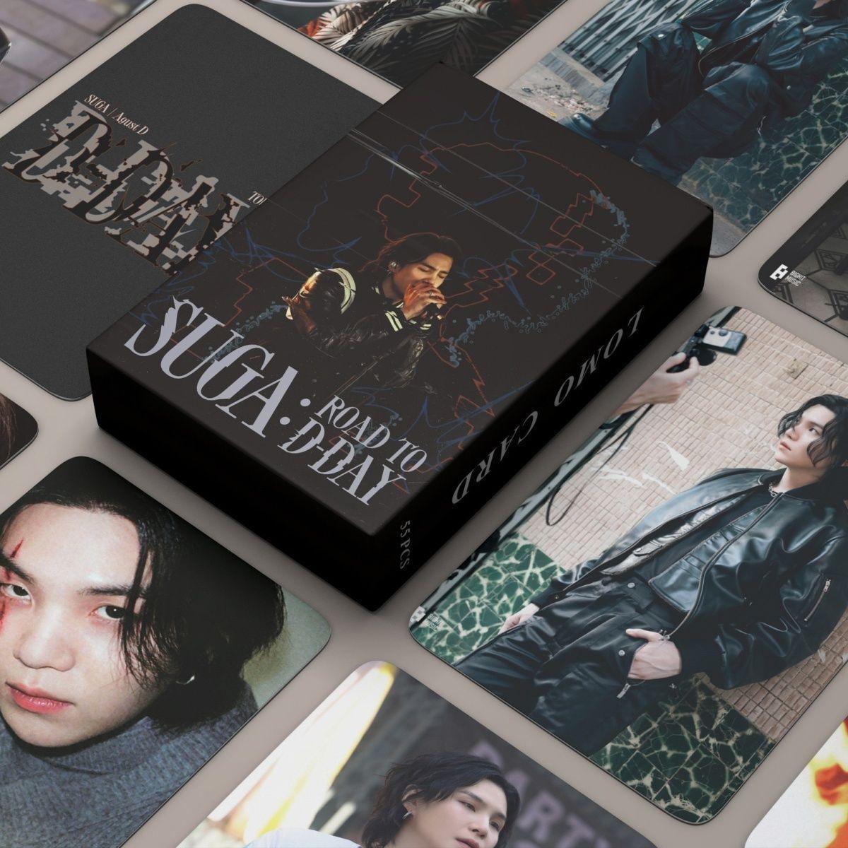 PHOTOCARDS SUGA ROAD TO D'DAY 55 PCS