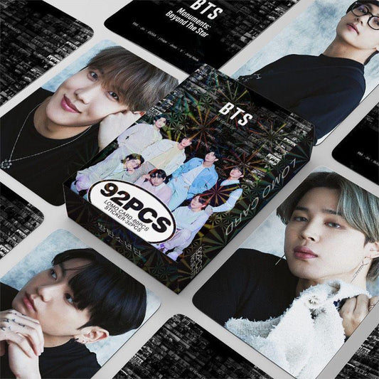 PHOTOCARDS BTS PARTY 2023 92 PCS (60 PHOTOCARDS + 32 STICKERS)