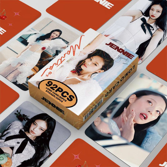 PHOTOCARDS JENNIE  MANTRA + STICKERS (92 PCS)