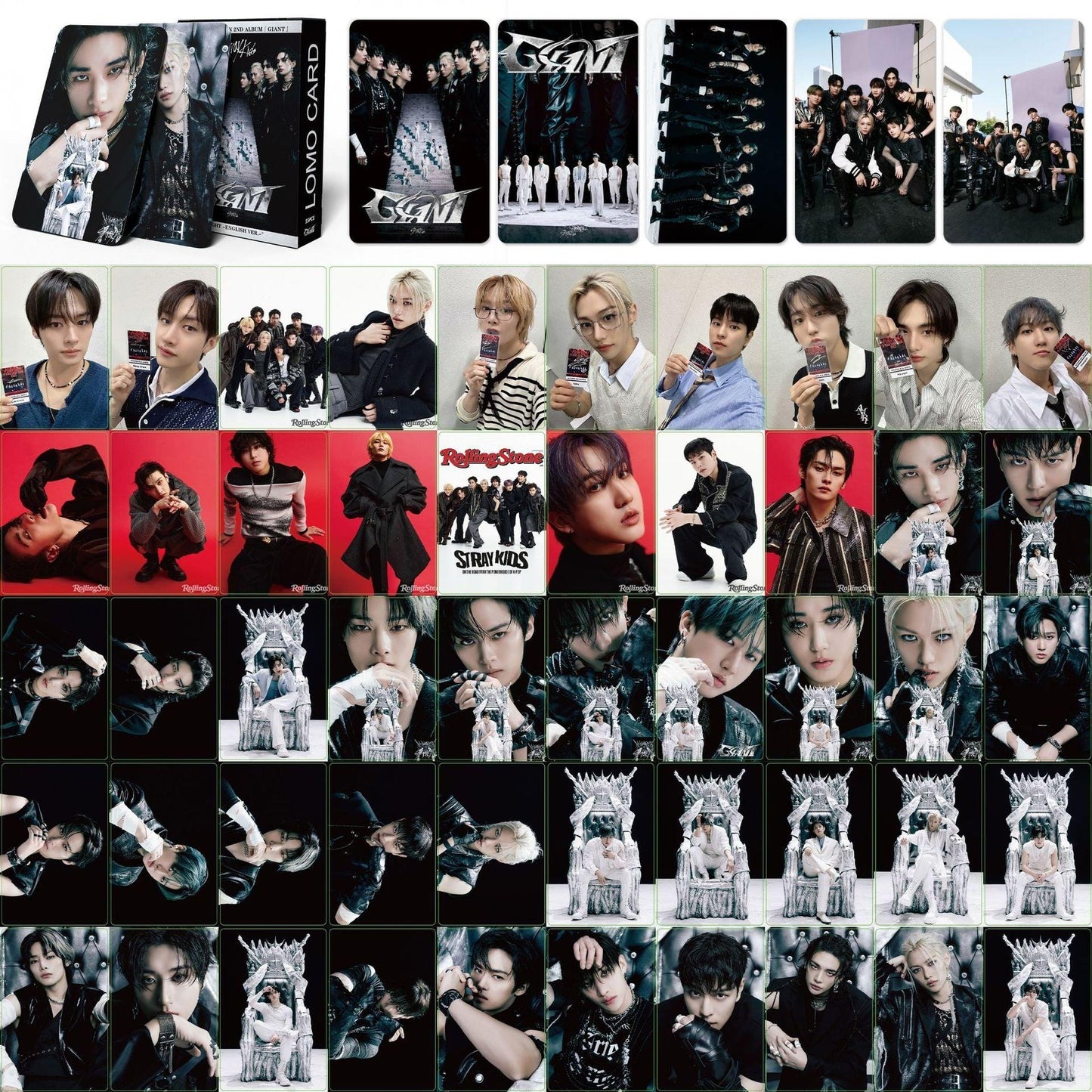 STRAY KIDS PHOTOCARDS DO IT, KARMA, ATE, HOP, GIANT, 5 STAR, MANIAC, MAXIDENT + VARIOUS OPTIONS!✨ (55 PCS)