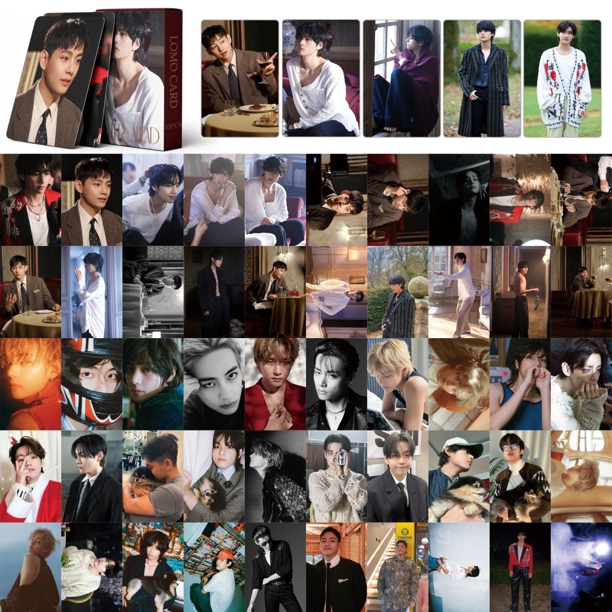 PHOTOCARDS V WINTER AHEAD 55 PCS