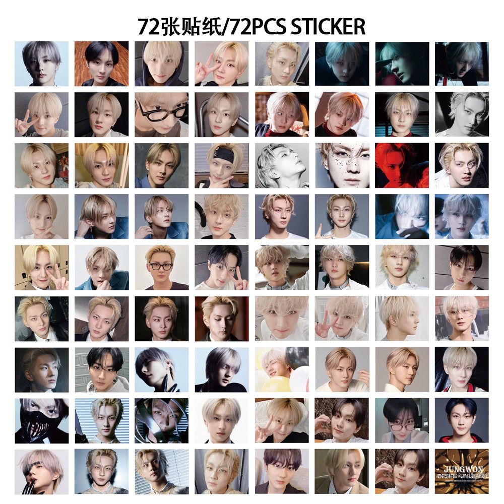 PHOTOCARDS ENHYPEN 127 PCS (55 Photocards + 72 Stickers)