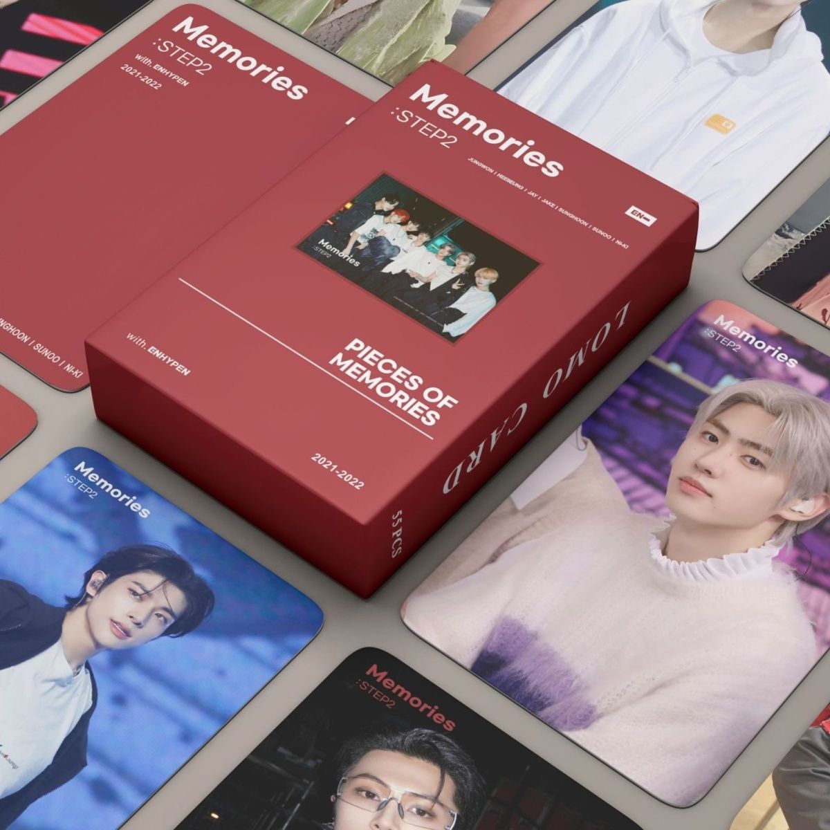 PHOTOCARDS ENHYPEN MEMORIES: STEP2 55 PCS