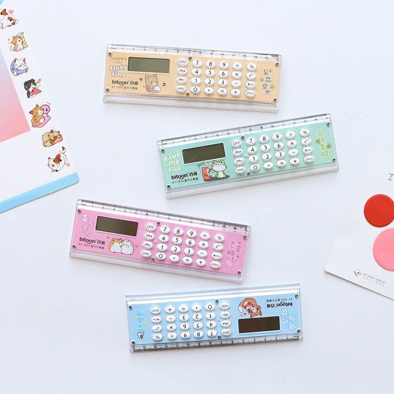 CALCULATOR RULER - 4 COLOR OPTIONS