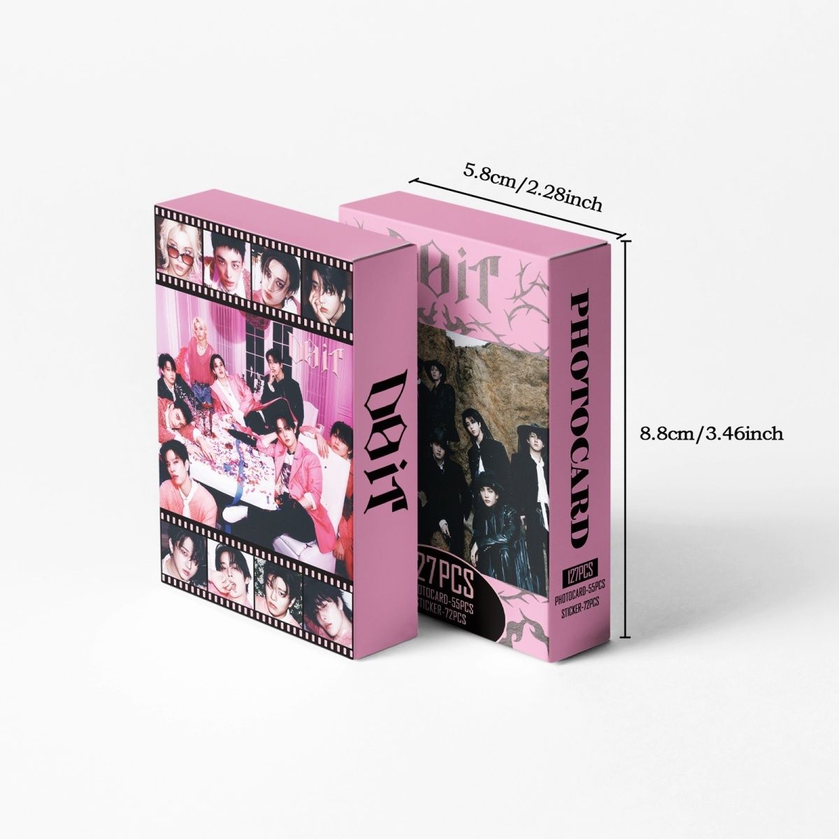 STRAY KIDS MERCH PHOTOCARDS 127 PCS DO IT (55 CARDS + 72 STICKERS)