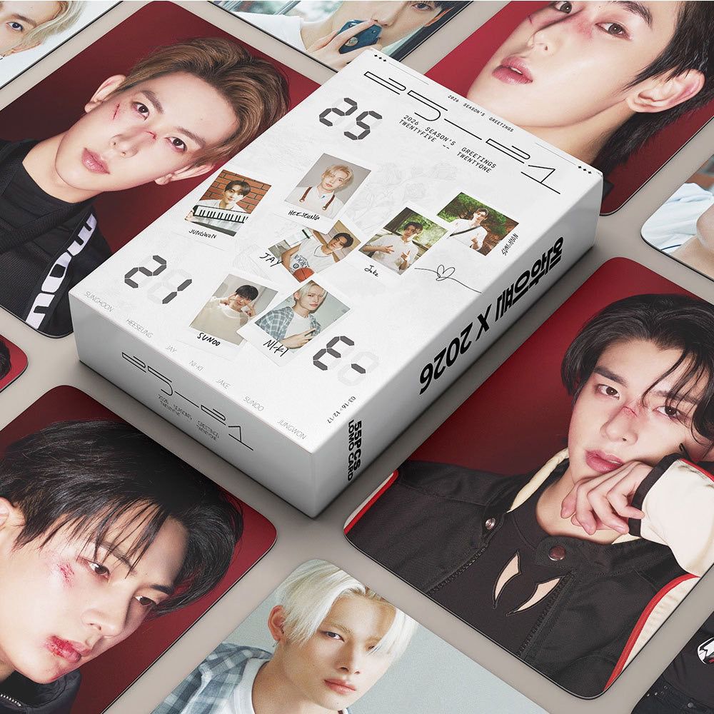 PHOTOCARDS ENHYPEN 2026 SEASON'S GREETINGS 55 PCS