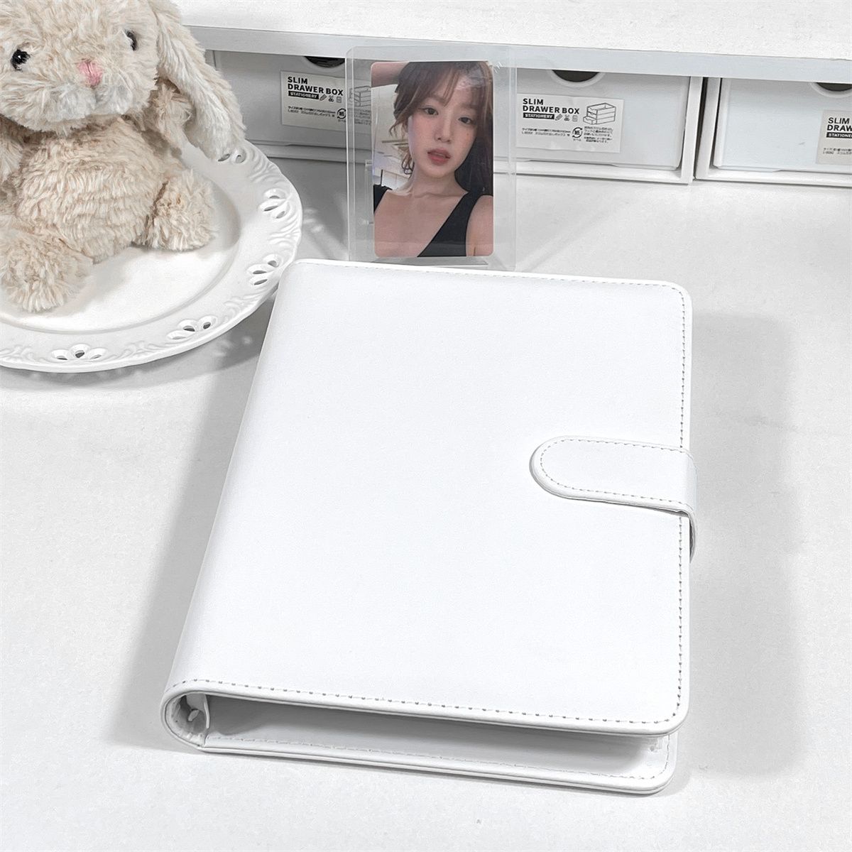 PHOTOCARD HOLDERS BINDER A5 + 20 DOUBLE-SIDED PLASTIC SHEETS (160 SPACES)