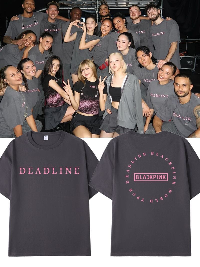 BLACKPINK DEADLINE  T-SHIRTS 100% COTTON