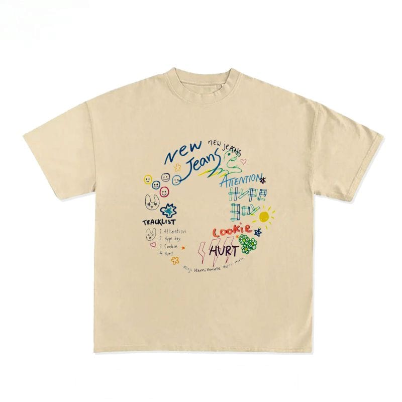 NEWJEANS  T-SHIRT 100% COTTON