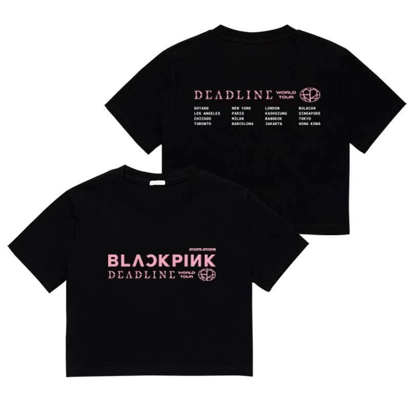 BLACKPINK DEADLINE T-SHIRT/CROPPEDS 100% COTTON