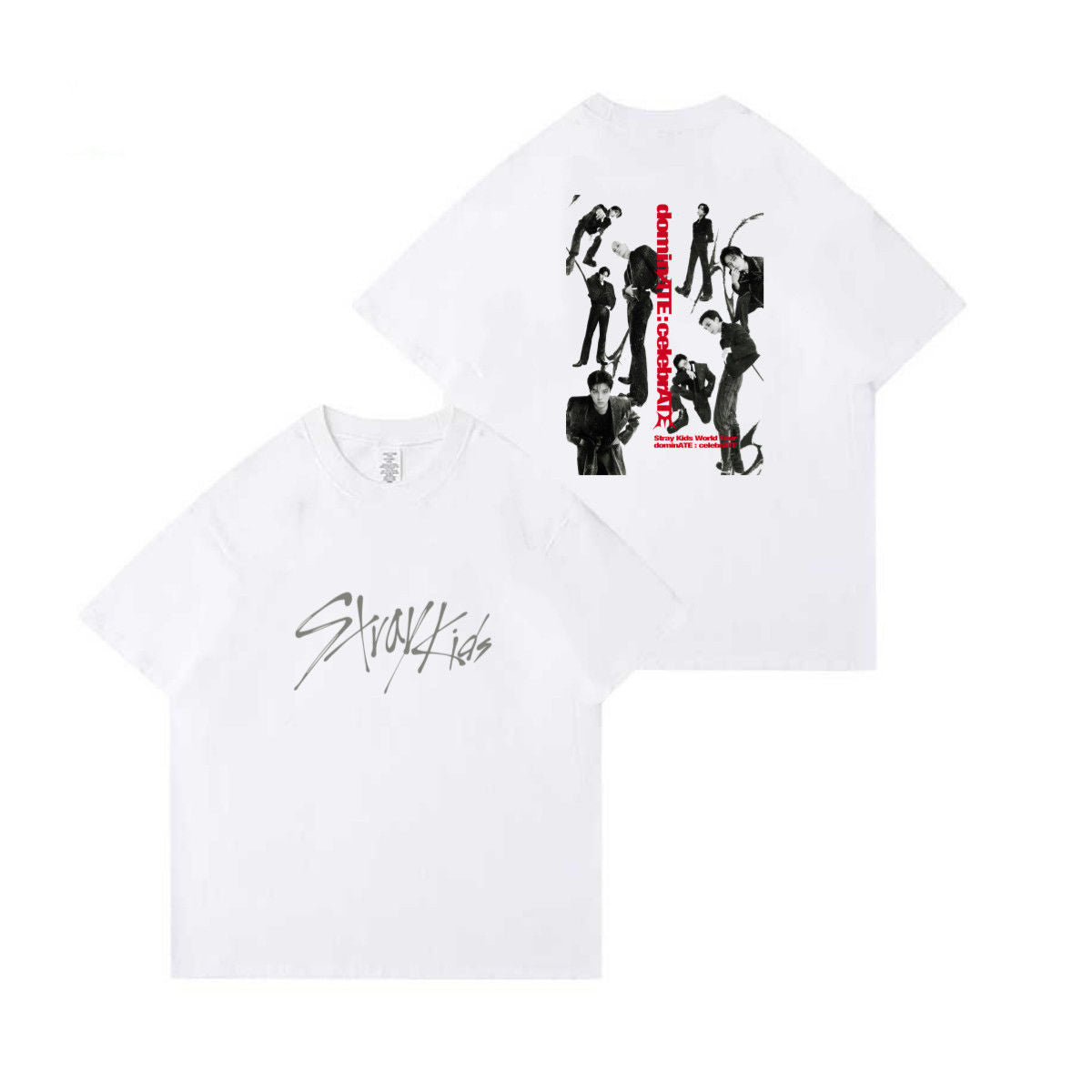 STRAY KIDS DOMINATE: CELEBRATE T SHIRTS 100% COTTON