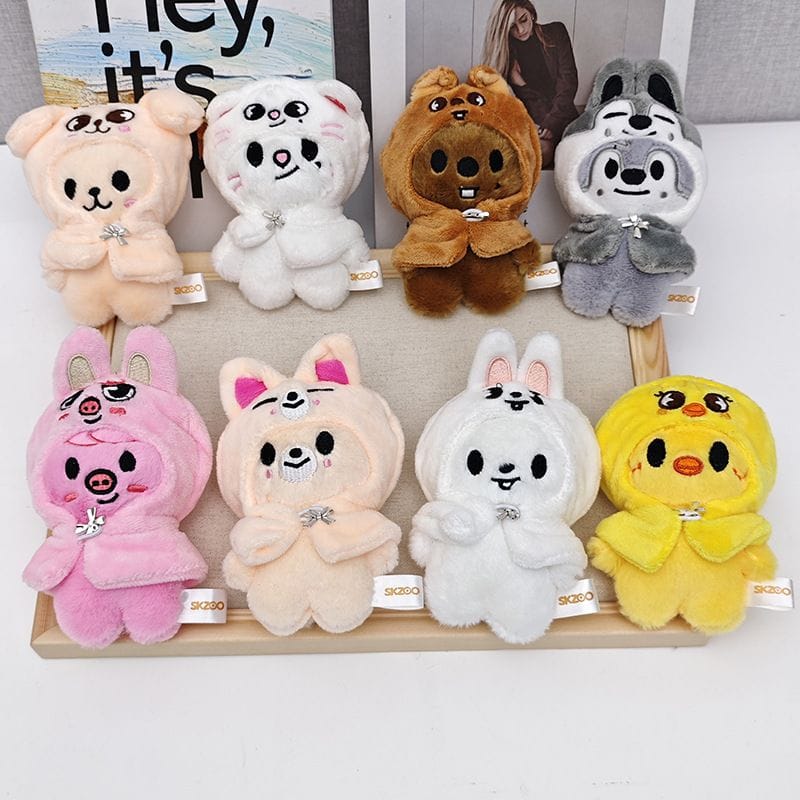 STRAY KIDS SKZ 5'CLOCK SKZOO 10-12CM PLUSH OUTFIT