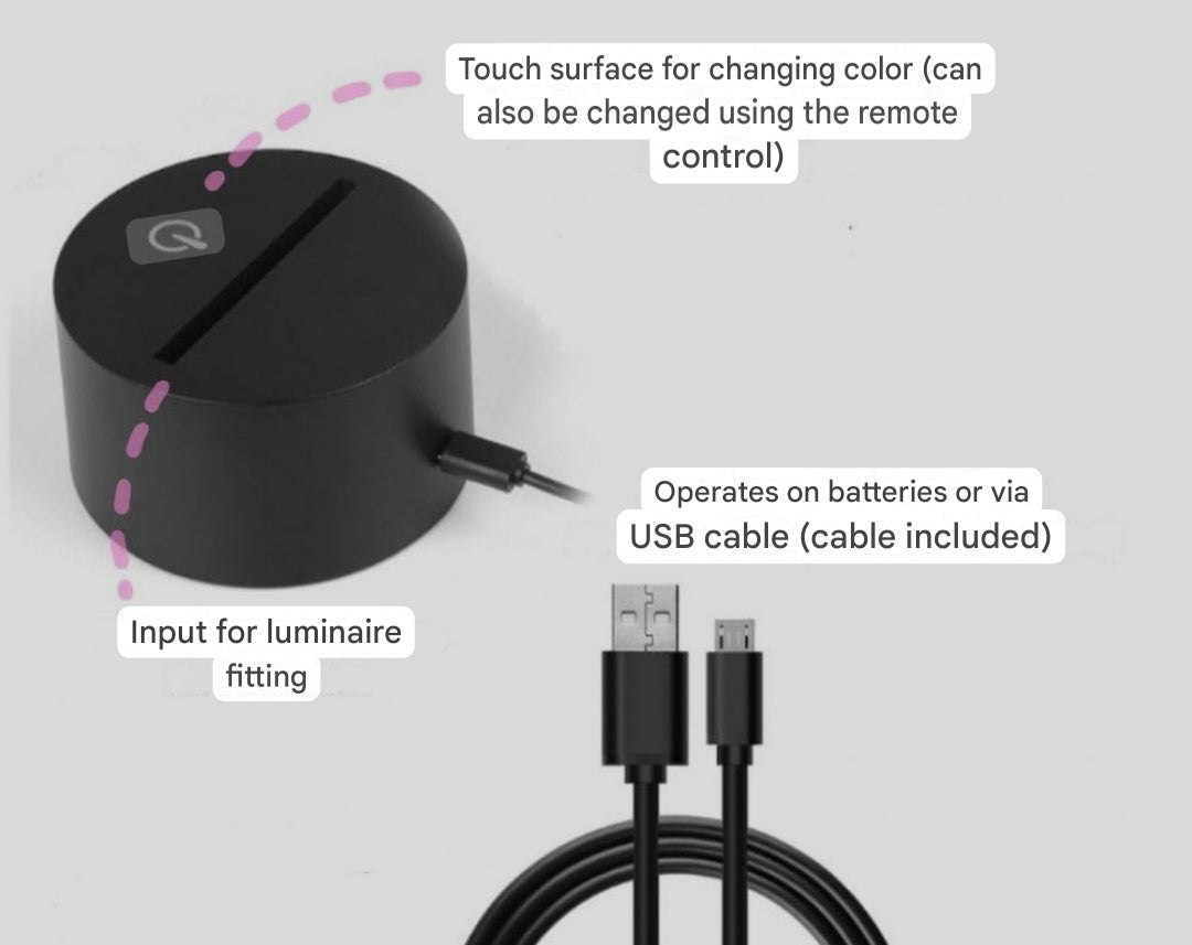 SOLO LEVELING LED LIGHT THATS CHANGES COLOR (3 Models)