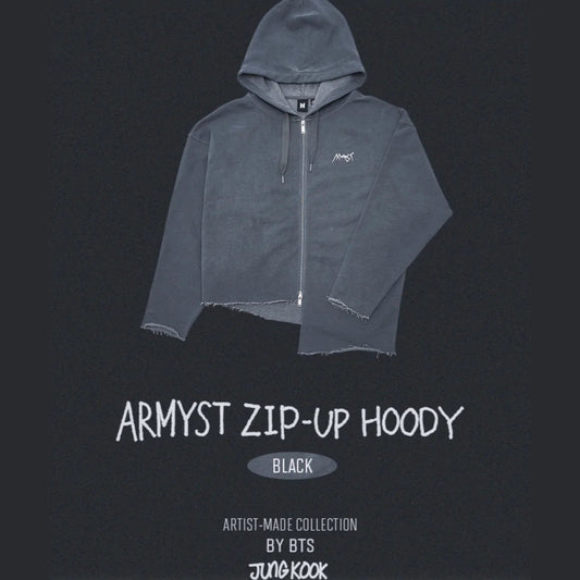 BTS JUNGKOOK ARMYST ZIP HOODIE