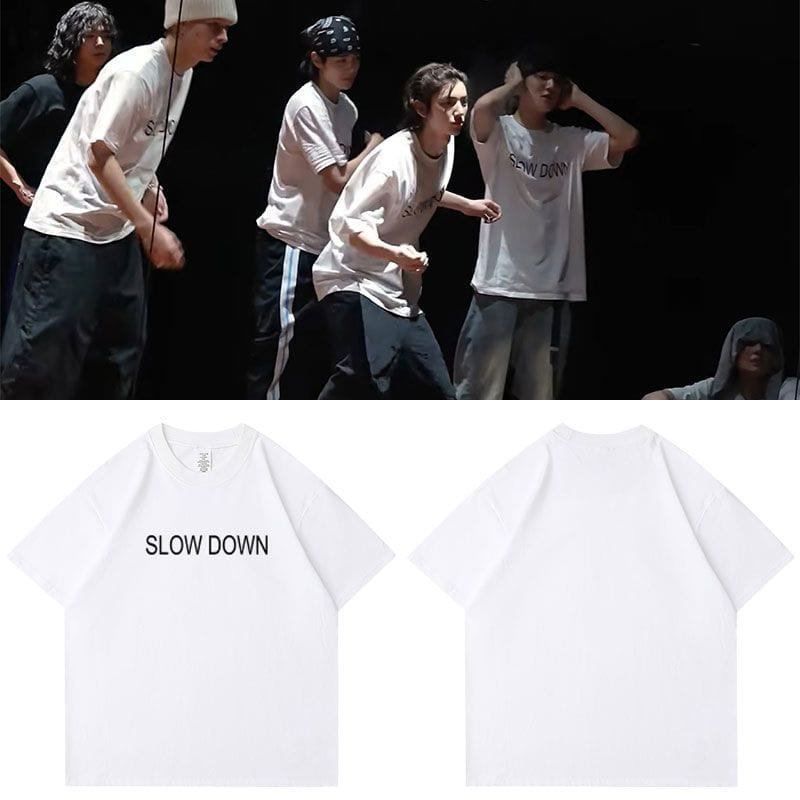 CORTIS T SHIRT SLOW DOWN 100% COTTON