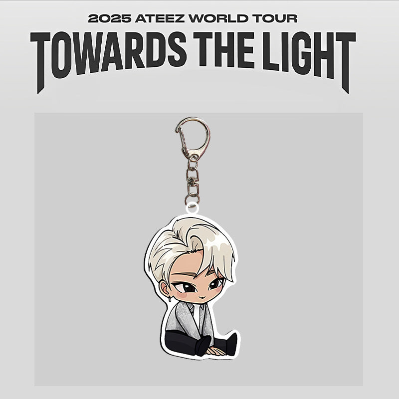 ATEEZ MERCH ACRYLIC KEYRINGS