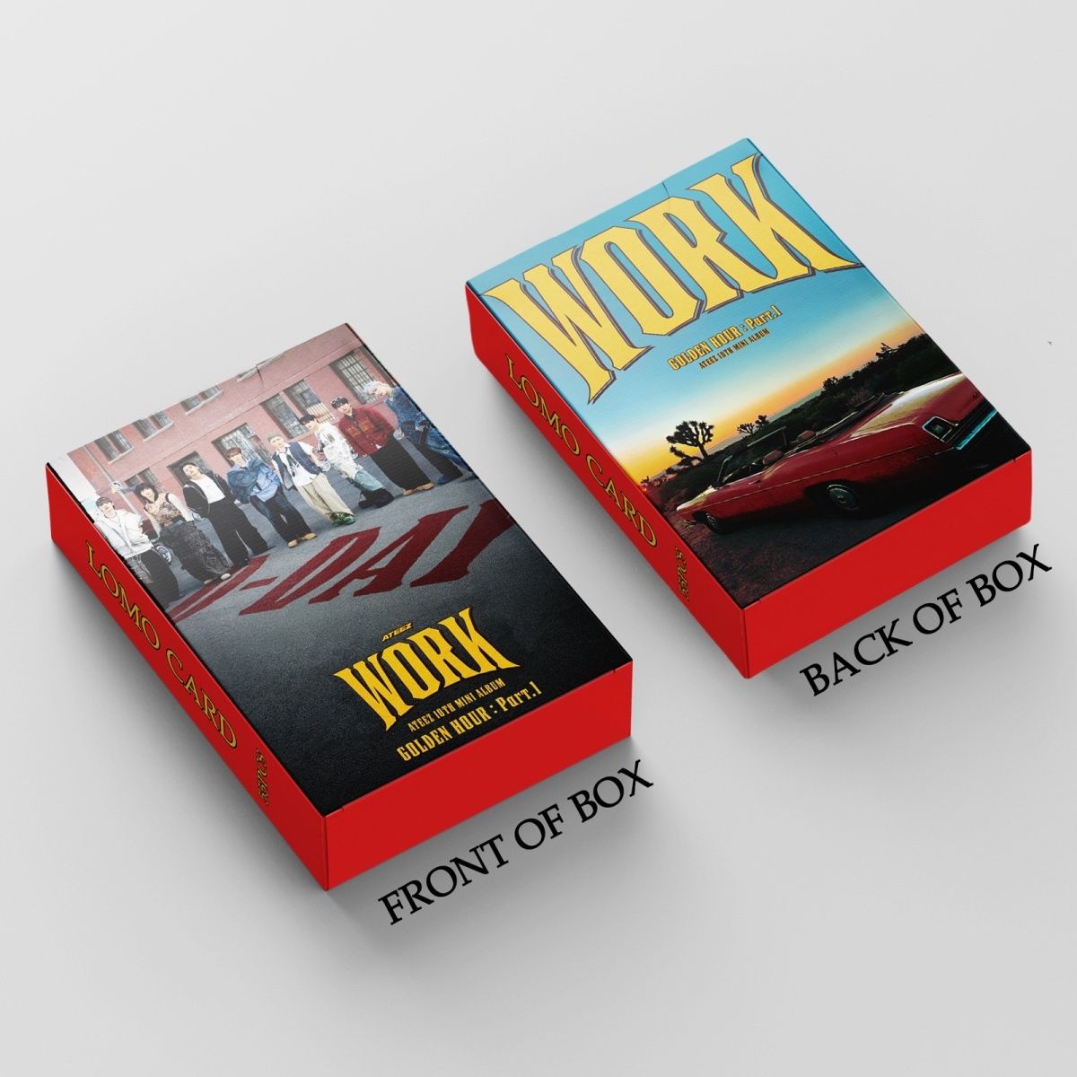 PHOTOCARDS ATEEZ GOLDEN HOUR WORK 55 PCS