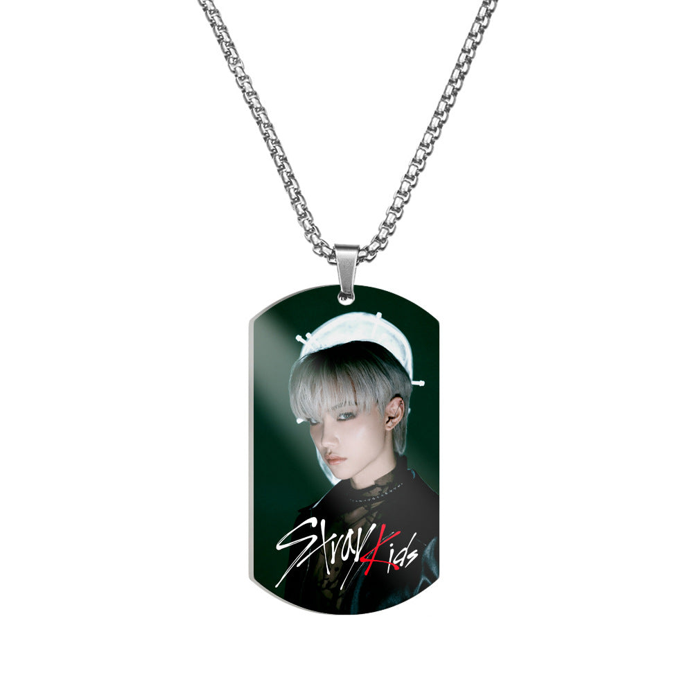 STRAY KIDS NECKLACE STAINLESS STEEL
