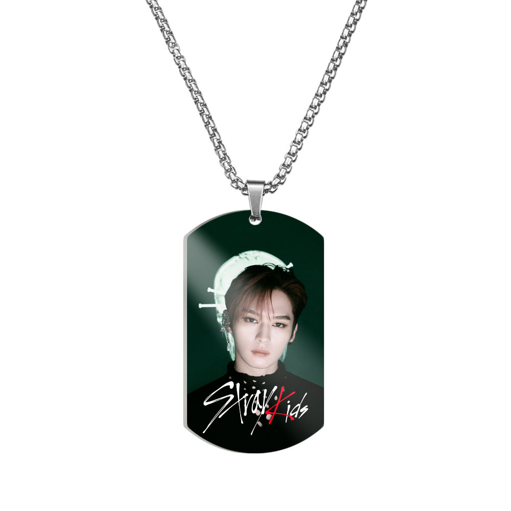 STRAY KIDS NECKLACE STAINLESS STEEL